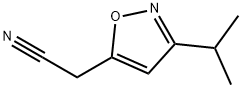 5-Isoxazoleacetonitrile,  3-(1-methylethyl)-
