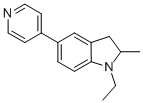 1-ETHYL-2-METHYL-5-(4-PYRIDINYL)INDOLINE