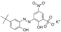 potassium 3-[[5-(tert-butyl)-2-hydroxyphenyl]azo]-2-hydroxy-5-nitrobenzenesulphonate