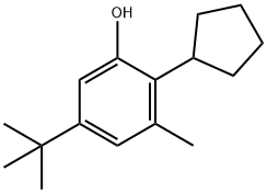 5-tert-butyl-2-cyclopentyl-m-cresol