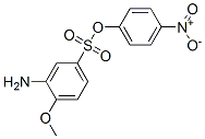 p-nitrophenyl 3-amino-4-methoxybenzenesulphonate