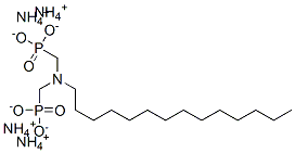 [(tetradecylimino)bis(methylene)]bisphosphonic acid, ammonium salt