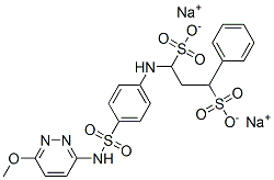 disodium 1-[[4-[[(6-methoxypyridazin-3-yl)amino]sulphonyl]phenyl]amino]-3-phenylpropane-1,3-disulphonate