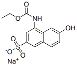 4-[(ethoxycarbonyl)amino]-6-hydroxynaphthalene-2-sulphonic acid, sodium salt