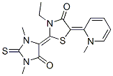 2-(1,3-dimethyl-5-oxo-2-thioxoimidazolidin-4-ylidene)-3-ethyl-5-(1-methyl-(1H)-pyridin-2-ylidene)thiazolidin-4-one
