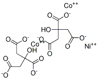 dicobalt(2+) nickel(2+) bis[2-hydroxypropane-1,2,3-tricarboxylate]