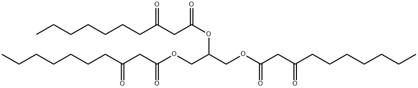 1,2,3-propanetriyl tris(3-oxodecanoate)