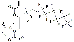 2-[[[dimethyl(3,3,4,4,5,5,6,6,7,7,8,8,8-tridecafluorooctyl)silyl]oxy]methyl]-2-[[(1-oxoallyl)oxy]methyl]-1,3-propanediyl diacrylate