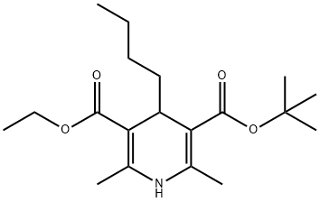 tert-butyl ethyl 4-butyl-1,4-dihydro-2,6-dimethylpyridine-3,5-dicarboxylate