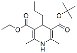 tert-butyl ethyl 1,4-dihydro-2,6-dimethyl-4-propylpyridine-3,5-dicarboxylate