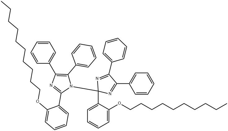 2-[2-(decyloxy)phenyl]-1-[2-[2-(decyloxy)phenyl]-4,5-diphenyl-2H-imidazol-2-yl]-4,5-diphenyl-1H-imidazole
