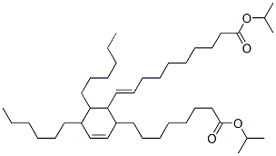 isopropyl 4,5-dihexyl-6-[10-(1-methylethoxy)-10-oxo-1-decenyl]cyclohex-2-ene-1-octanoate