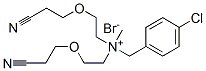 (p-chlorobenzyl)bis[2-(2-cyanoethoxy)ethyl]methylammonium bromide