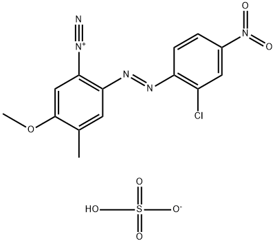 2-[(2-chloro-4-nitrophenyl)azo]-5-methoxy-4-methylbenzenediazonium hydrogen sulphate