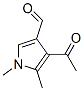 1H-Pyrrole-3-carboxaldehyde, 4-acetyl-1,5-dimethyl- (9CI)