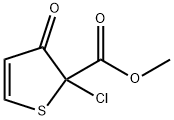 2-Thiophenecarboxylic acid, 2-chloro-2,3-dihydro-3-oxo-, Methyl ester