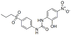 5-Nitro-2-[N||-||-(4-propylsulfonylphenyl)ureido]phenol