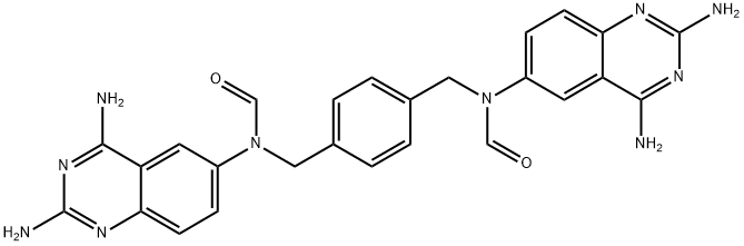 4,4||-||-bis(2,4-diaminoquinazol-6-(N-formyl-aminomethyl))benzene