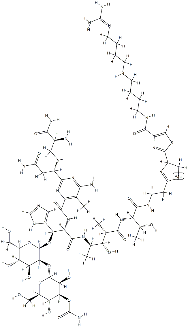 N1-[4-[[4-[(Aminoiminomethyl)amino]butyl]amino]butyl]-7,8-dihydrobleomycinamide
