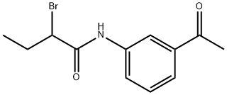 2-溴-N-(3-乙酰苯基)丁酰胺