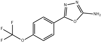 5-[4-(TRIFLUOROMETHOXY)PHENYL]-1,3,4-OXADIAZOL-2-AMINE