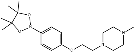 1-METHYL-4-{2-[4-(4,4,5,5-TETRAMETHYL-[1,3,2]DIOXABOROLAN-2-YL)-PHENOXY]-ETHYL}-PIPERAZINE