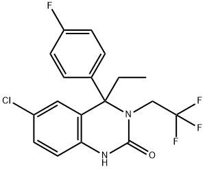 6-氯-4-乙基-4-(4-氟苯基)-3,4-二氢-3-(2,2,2-三氟乙基)-2(1H)-喹唑啉酮