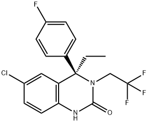 6-CHLORO-4-ETHYL-4-(4-FLUORO-PHENYL)-3-(2,2,2-TRIFLUORO-ETHYL)-3,4-DIHYDRO-1H-QUINAZOLIN-2-ONE