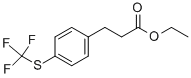 3-(4-TRIFLUOROMETHYLSULFANYL-PHENYL)-PROPIONIC ACID ETHYL ESTER