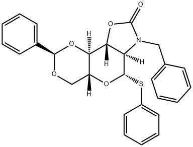 N-苄基-2-氨基-4,6-邻苯亚甲基-2-N,3-邻羰基-2-脱氧-1-硫代-Β-D-吡喃葡萄糖苷苯酯