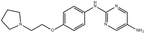 N-(4-(2-吡咯烷-1-基-乙氧基)-苯基)-嘧啶-2,5-二胺