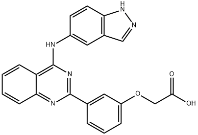 Acetic acid, 2-[3-[4-(1H-indazol-5-ylaMino)-2-quinazolinyl]phenoxy]-