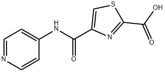 2-Thiazolecarboxylic  acid,4-[(4-pyridinylamino)carbonyl]-