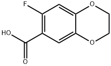 1,4-Benzodioxin-6-carboxylic  acid,  7-fluoro-2,3-dihydro-