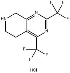 5,6,7,8-四氢-2,4-双(三氟甲基)吡啶并[3,4-D]嘧啶盐酸盐