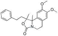 3H-Oxazolo[4,3-a]isoquinolin-3-one,  1,5,6,10b-tetrahydro-8,9-dimethoxy-1,10b-dimethyl-1-(2-phenylethyl)-