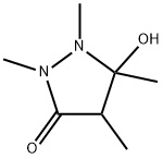 3-Pyrazolidinone,  5-hydroxy-1,2,4,5-tetramethyl-