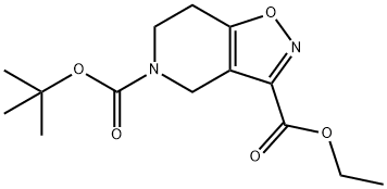 3A,6,7,7A-TETRAHYDRO-4H-ISOXAZOLO[4,5-C]PYRIDINE-3,5-DICARBOXYLIC ACID 5-TERT-BUTYL ESTER 3-ETHYL ESTER