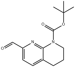 TERT-BUTYL 7-FORMYL-3,4-DIHYDRO-1,8-NAPHTHYRIDINE-1(3H)-CARBOXYLATE