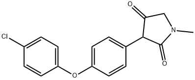 3-(2-(4-氯苯氧基)苯基)-1-甲基吡咯烷-2,4-二酮