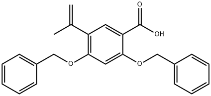 2,4-双(苄氧基)-5-异丙烯基苯甲酸