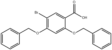 2,4-双(苄氧基)-5-溴苯甲酸