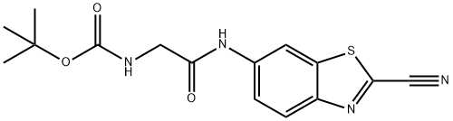 tert-butyl 2-(2-cyaNAbenzo[d]thiazol-6-ylaMiNA)-2-oxoethylcarbaMate