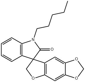 1-CYCLOPENTYL-1,2-DIHYDRO-6||-||,10||-||,12||-||-TRIOXASPIRO[INDOLE-3,4||-||-TRICYCLO[7.3.0.0^{3,7}]DODECANE]-1||-||,3||-||(7||-||),8||-||-TRIEN-2-ONE