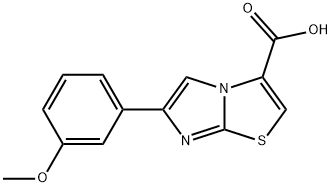6-(3-METHOXY-PHENYL)-IMIDAZO[2,1-B]THIAZOLE-3-CARBOXYLIC ACID