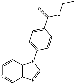 ETHYL 4-(2-METHYLIMIDAZO[4,5-C]PYRIDIN-1-YL)BENZOATE