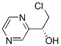 2-Pyrazinemethanol,  -alpha--(chloromethyl)-,  (-alpha-R)-