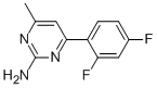 4-METHYL-6-(2,4-DIFLUOROPHENYL)PYRIMIDIN-2-AMINE