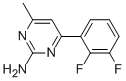 4-METHYL-6-(2,3-DIFLUOROPHENYL)PYRIMIDIN-2-AMINE