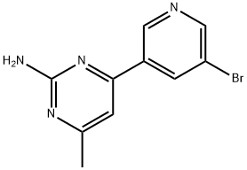 4-(5-BROMOPYRIDIN-3-YL)-6-METHYLPYRIMIDIN-2-AMINE
